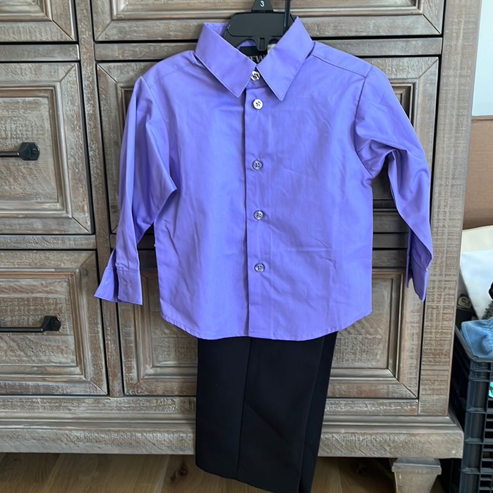 Boys size 3 dress shirt and pants